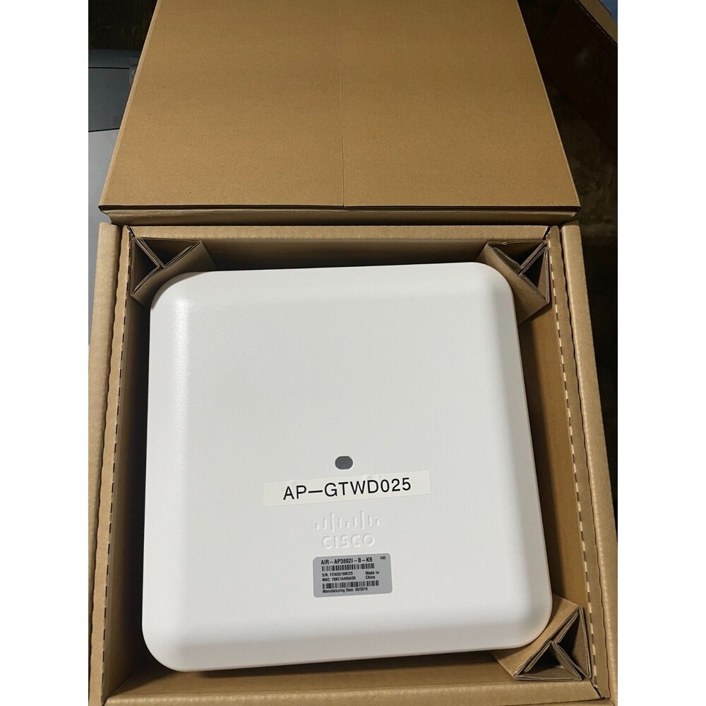 1 CASE (5) Cisco AIR-AP3802I-B-K9 Aironet 3802 Series Wireless Access Points